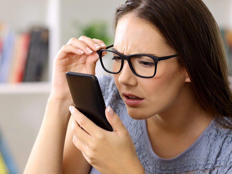 Impact of gadgets on eyes