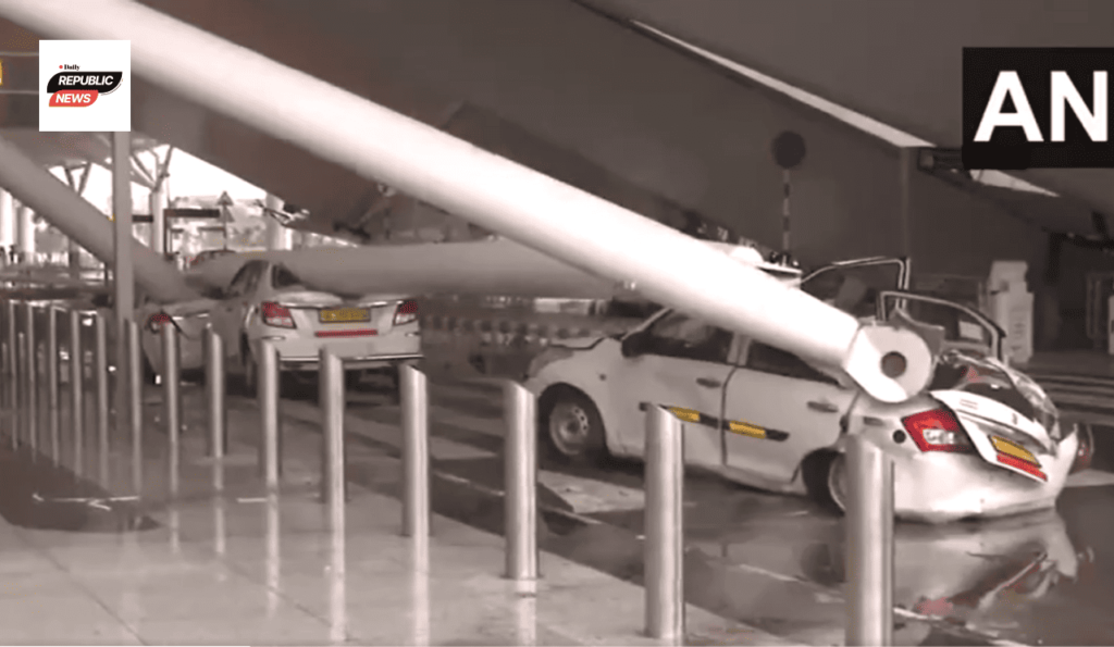 roof collapses at delhi airport 's terminal-1