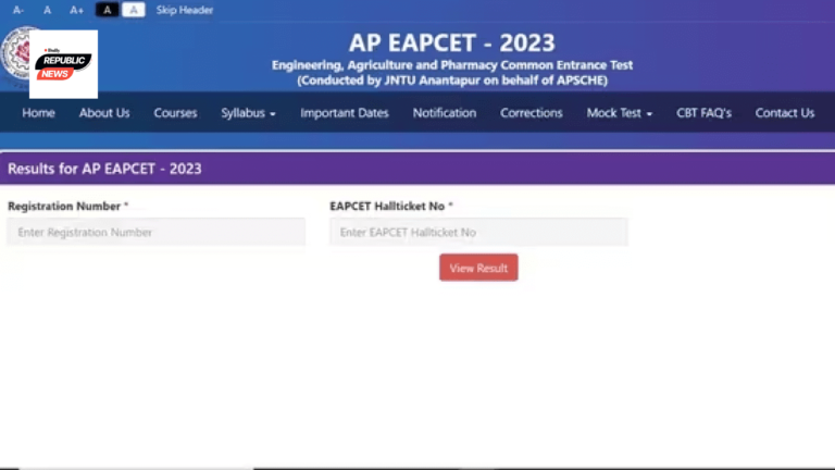 Manabadi AP EAMCET Results 2024 LIVE