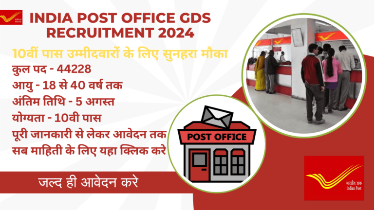 India Post office GDS Recruitment 2024
