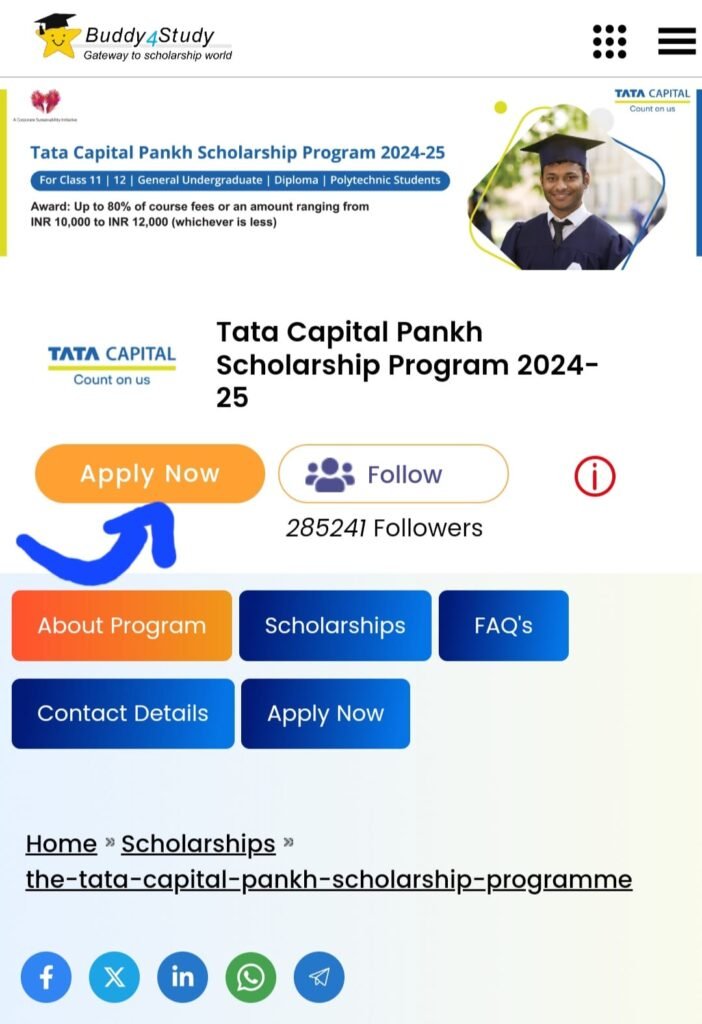 Tata Pankh Scholarship 2024