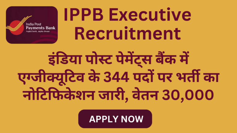 IPPB Executive Recruitment