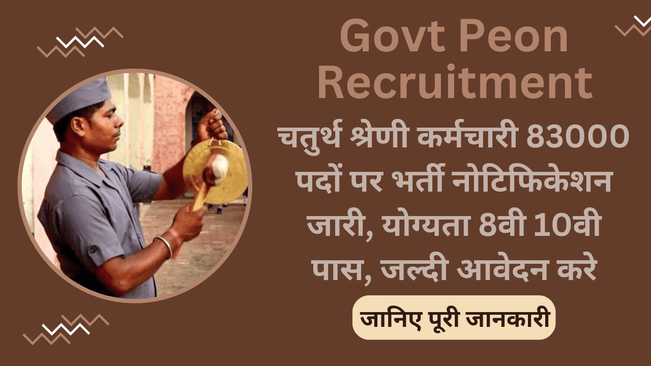 Govt Peon Recruitment